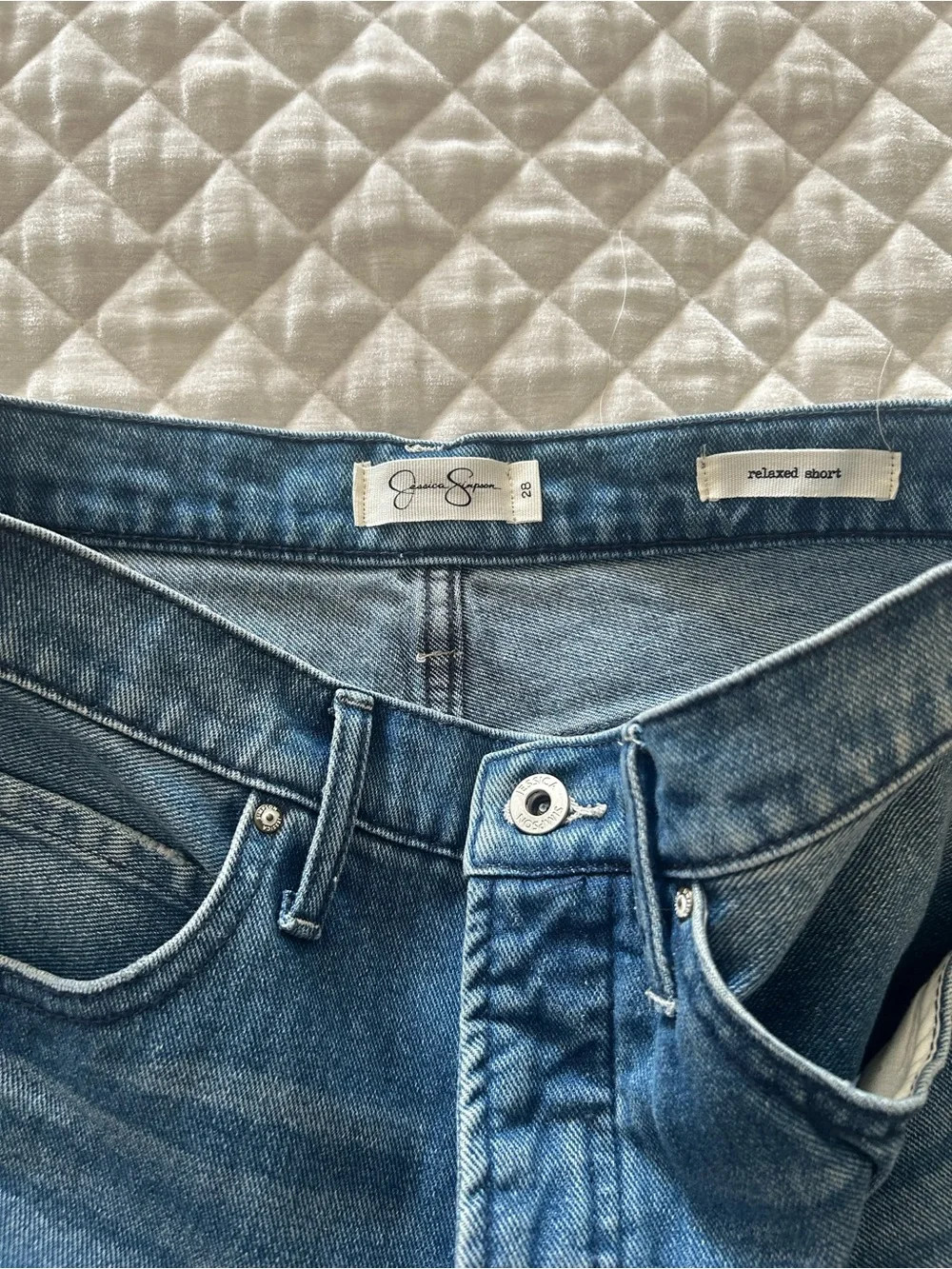 Jessica Simpson Denim button fly Roll-Cuff Women's Shorts